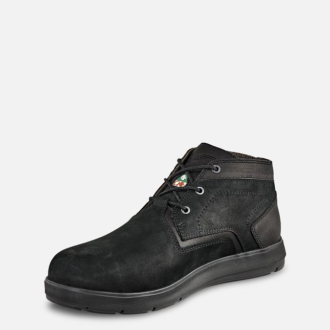 Red Wing CSA Safety Toe Chukka Svarte | EIUT-59603