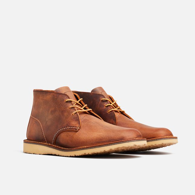 Red Wing Chukka in Copper Rough & Tough Leather | DQCT-27135