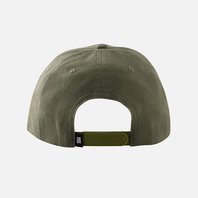 Red Wing Embroidered Logo Ball Cap in Green | IDBV-30416