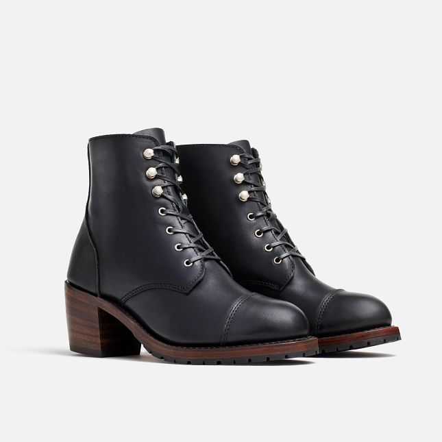 Red Wing Heeled Boot in Black Boundary | MGEV-07469