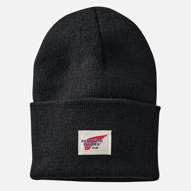 Red Wing Knit Watch Hat in Black | YART-95634