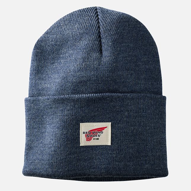 Red Wing Knit Watch Hat in Blue Heather | GYWT-85936