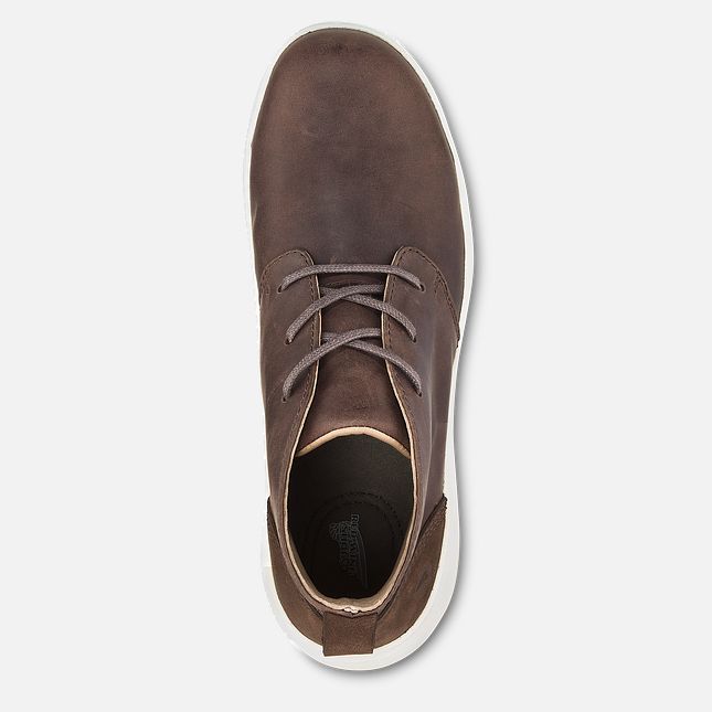 Red Wing Safety Toe Chukka Hvite | SFVU-83705