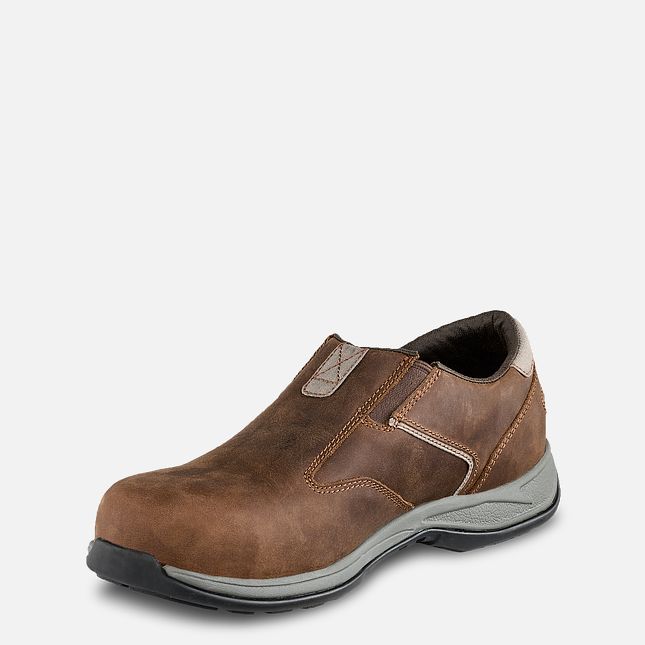 Red Wing Safety Toe Slip-On Svarte | ISET-98365