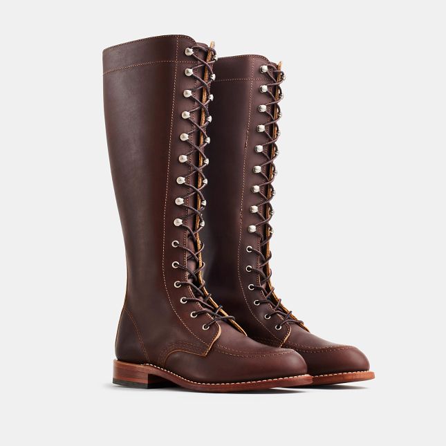 Red Wing Tall Boot in Mahogany Oro-iginal Leather | UMDH-39514