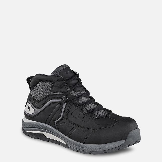 Red Wing Waterproof Safety Toe Athletic Work Shoe Black-Charcoal | IHAQ-64081