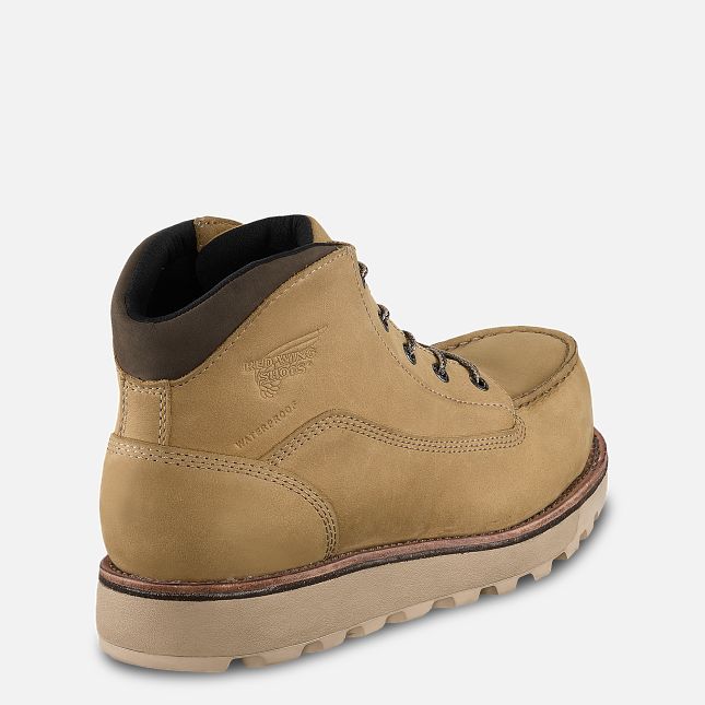 Red Wing Waterproof Safety Toe Chukka Tan | BVJE-76804