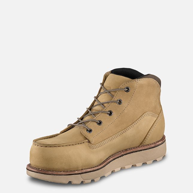 Red Wing Waterproof Safety Toe Chukka Tan | BVJE-76804